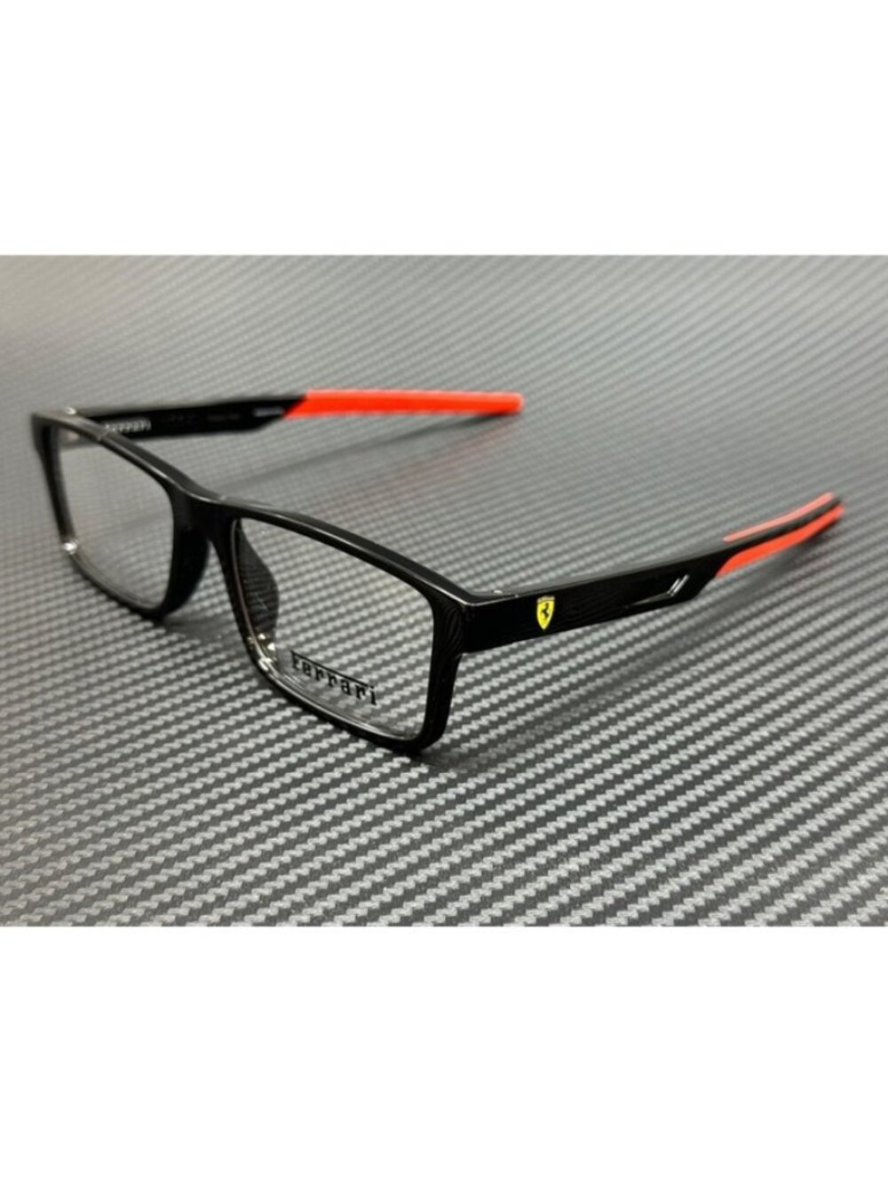 New Ferrari Men Black Eyeglasses 57-17-145